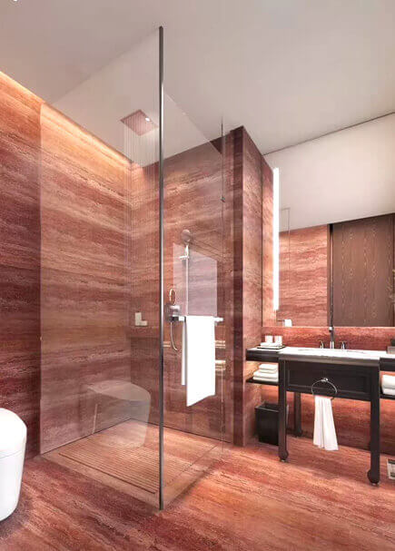 Greek Rosa Travertine